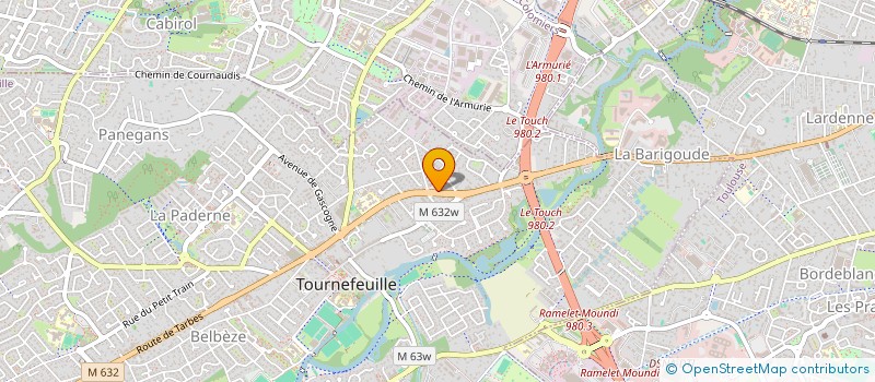 localisation de l'entreprise AD EAT à TOURNEFEUILLE