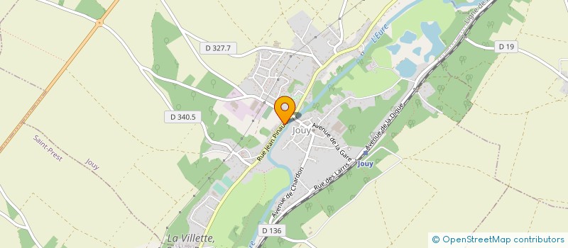 localisation de l'entreprise AD'ELEC à JOUY