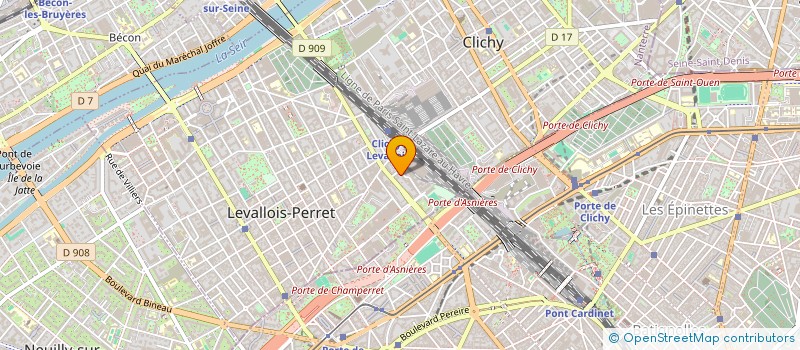 localisation de l'entreprise AD-EMPIRE à LEVALLOIS-PERRET