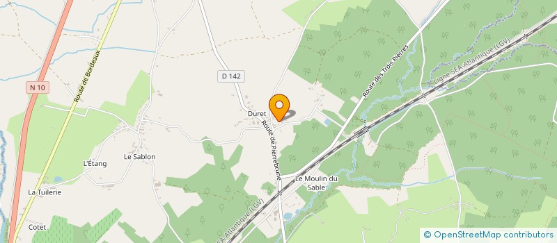 localisation de l'entreprise AD ENERGIES  LARUSCADE