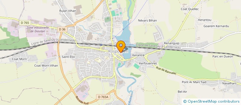 localisation de l'entreprise AD ENSEMBLE PAROISSIAL DE ROSPORDEN  ROSPORDEN