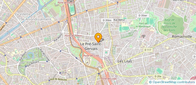 localisation de l'entreprise AD ENTRETIEN à LE PRE-SAINT-GERVAIS