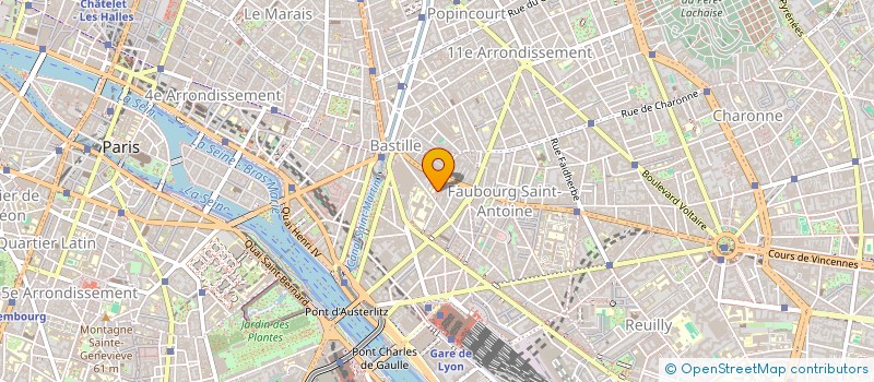 localisation de l'entreprise AD ESPACE  PARIS