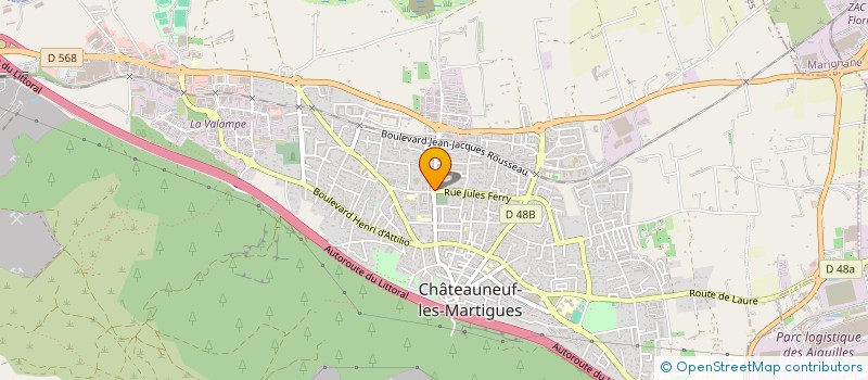localisation de l'entreprise AD ET JPA à CHATEAUNEUF-LES-MARTIGUES