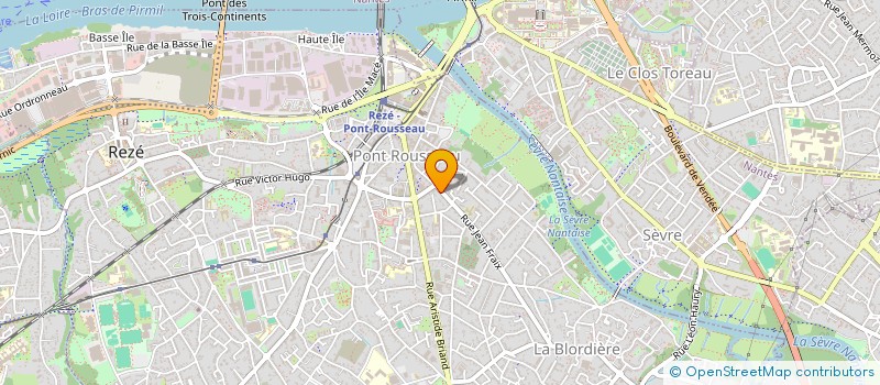 localisation de l'entreprise AD ET OL  REZE