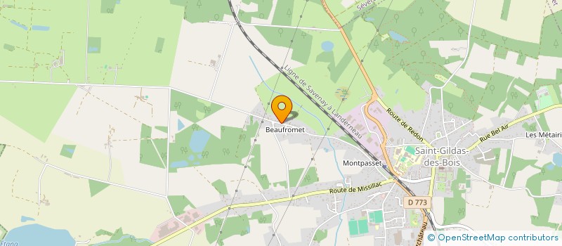 localisation de l'entreprise AD'EVENTS à SAINT-GILDAS-DES-BOIS
