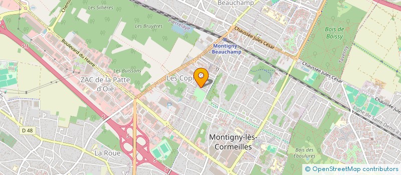 localisation de l'entreprise AD EXCELLENCE  MONTIGNY-LES-CORMEILLES