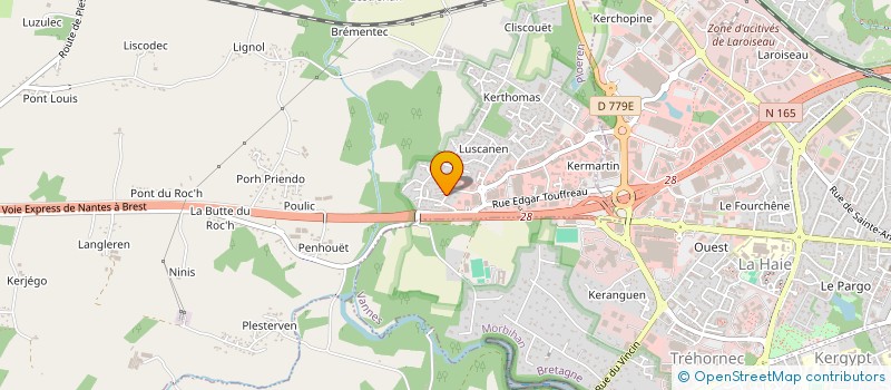 localisation de l'entreprise AD EXPERTISE ET PREVENTION INCENDIE à VANNES
