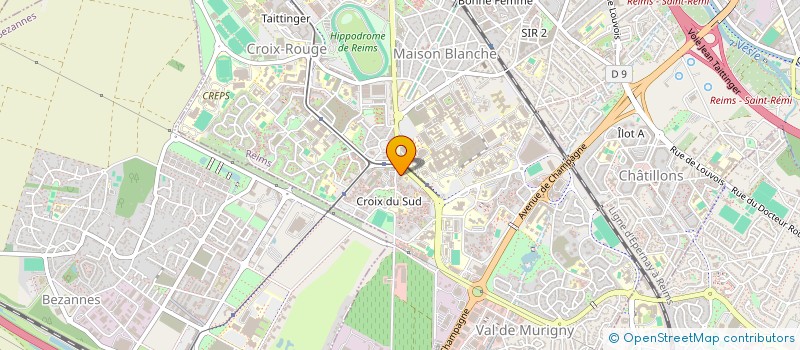 localisation de l'entreprise AD EXPRESS  REIMS