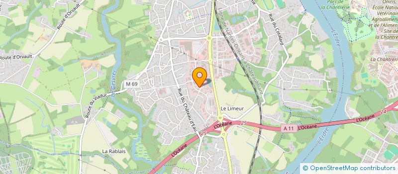 localisation de l'entreprise AD FINANCE à LA CHAPELLE-SUR-ERDRE