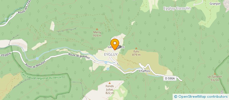 localisation de l'entreprise AD FINEM MUNDI  EYGLUY-ESCOULIN