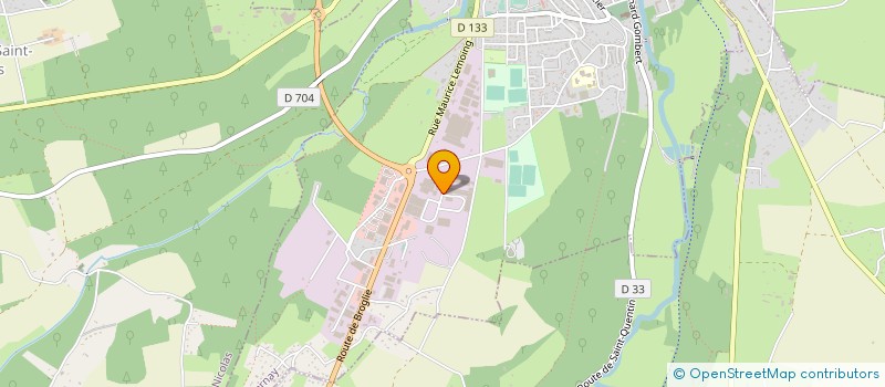 localisation de l'entreprise AD FINITION à BERNAY