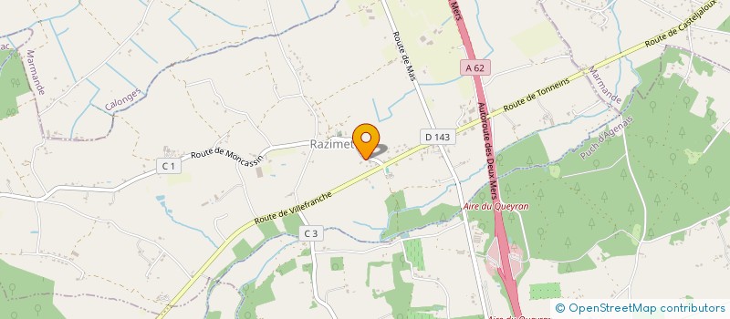 localisation de l'entreprise AD FISHING  RAZIMET