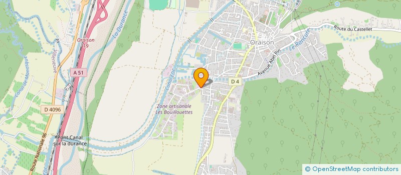 localisation de l'entreprise AD FITNESS MARKET à ORAISON