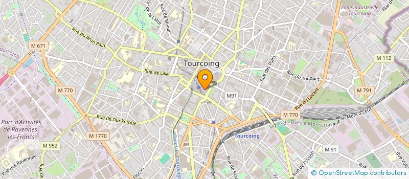 localisation de l'entreprise AD-FIX  TOURCOING