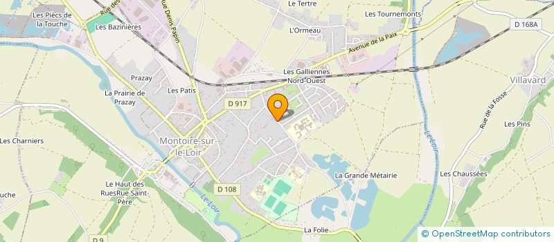 localisation de l'entreprise AD FONCIER  LA CHARTRE-SUR-LE-LOIR