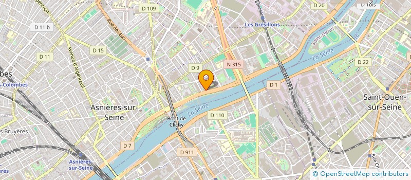 localisation de l'entreprise AD FOOD à ASNIERES-SUR-SEINE