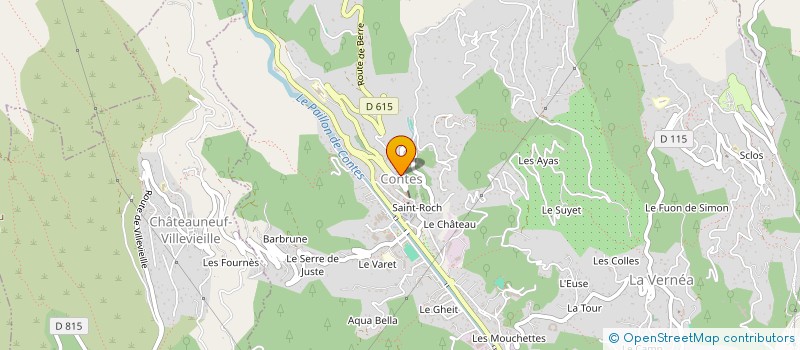 localisation de l'entreprise AD FORMATION  CONTES