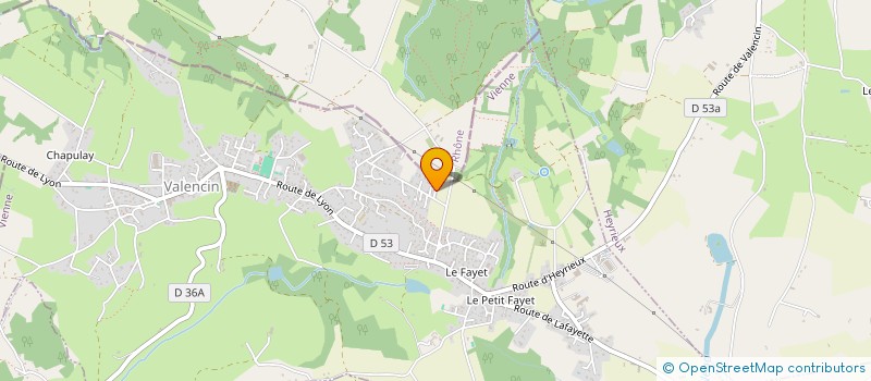 localisation de l'entreprise AD.FORME à HEYRIEUX