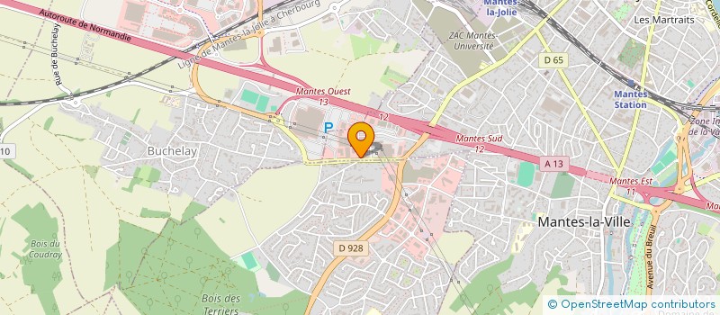 localisation de l'entreprise AD FORTIA à MANTES-LA-VILLE