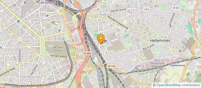 localisation de l'entreprise AD FRANCE à LILLE