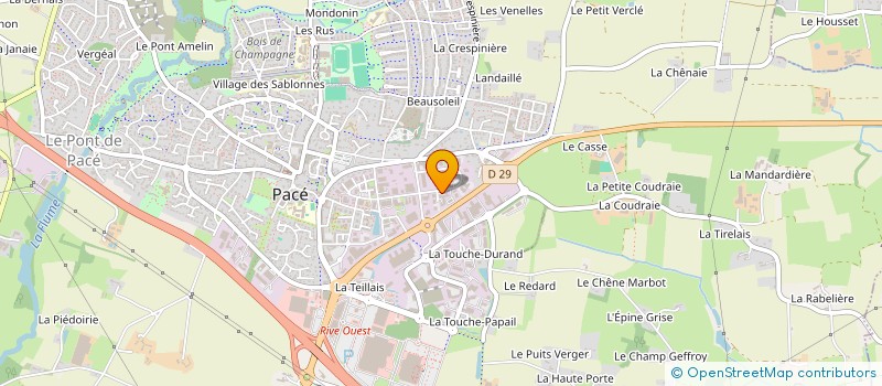 localisation de l'entreprise AD FROID à PACE