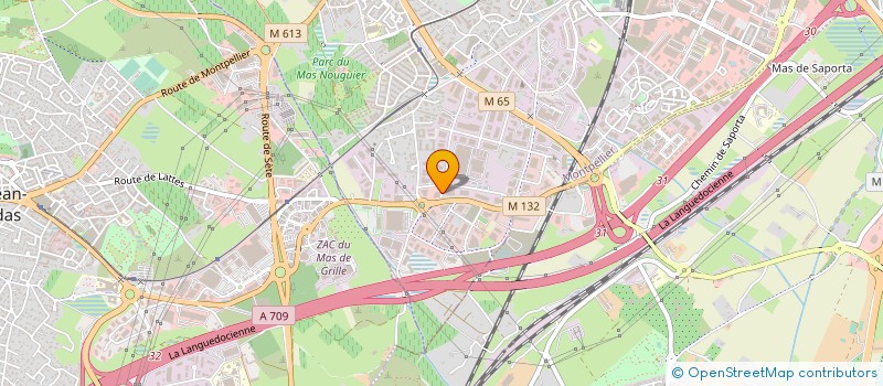localisation de l'entreprise AD GAROSUD à MONTPELLIER