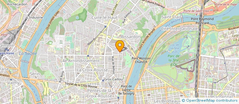 localisation de l'entreprise AD GESTION CONSEIL à LYON
