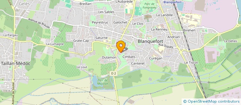 localisation de l'entreprise AD GESTION LOCATIVE à BLANQUEFORT
