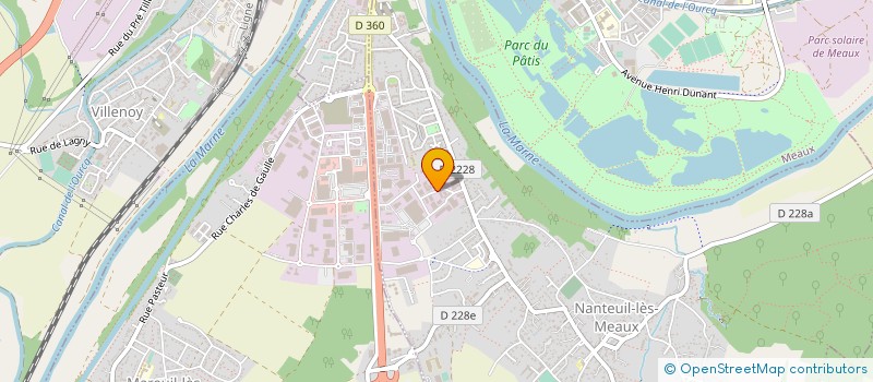 localisation de l'entreprise AD GM TRANSPORTS - GARDE MEUBLE à NANTEUIL-LES-MEAUX