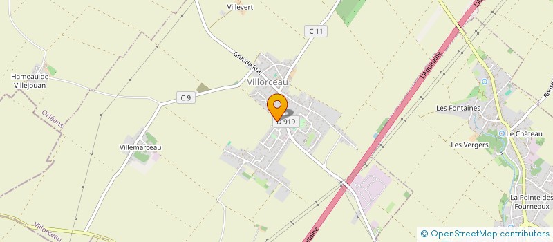 localisation de l'entreprise AD GOMEZ à VILLORCEAU