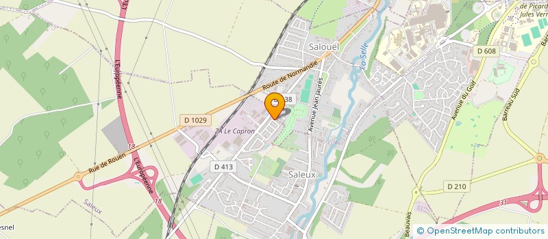 localisation de l'entreprise AD HABITAT  SALEUX