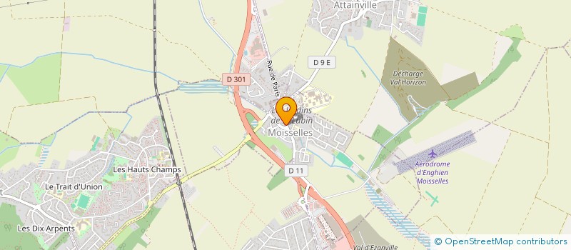 localisation de l'entreprise AD HABITAT à MOISSELLES