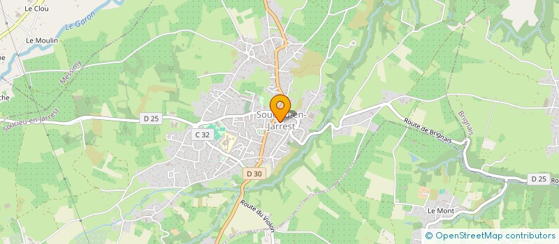 localisation de l'entreprise AD'HAIR  SOUCIEU-EN-JARREST