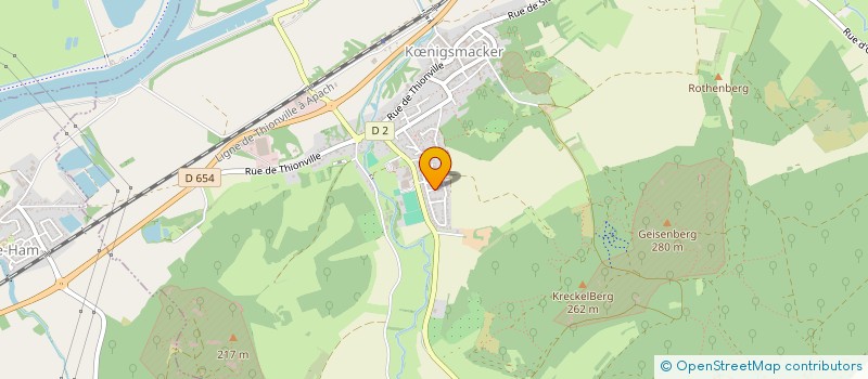 localisation de l'entreprise AD HAIR STYLISTE  MALLING