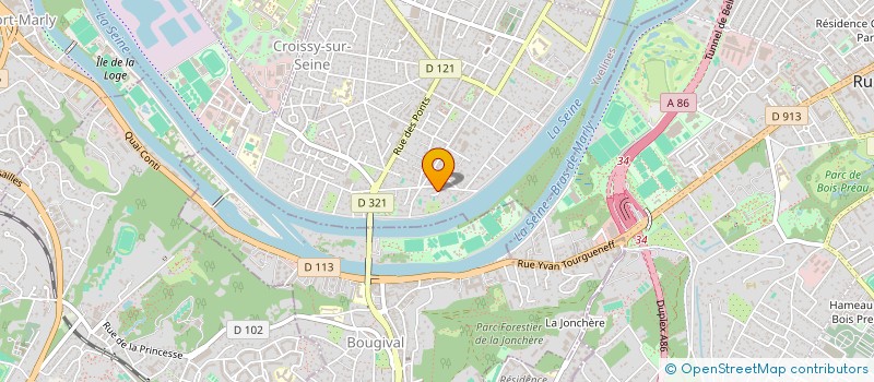 localisation de l'entreprise AD HOC à CROISSY-SUR-SEINE
