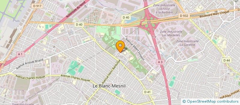 localisation de l'entreprise AD HOC & ASSOCIES à LE BLANC-MESNIL