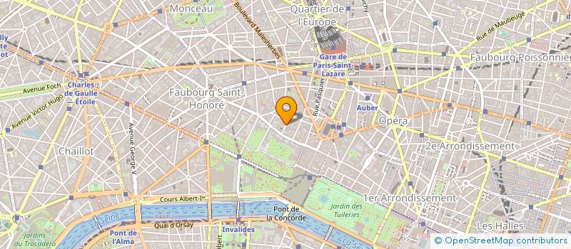 localisation de l'entreprise AD HOC CAPITAL  PARIS