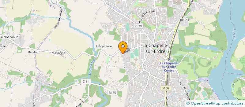 localisation de l'entreprise AD HOC CONFORT à LA CHAPELLE-SUR-ERDRE