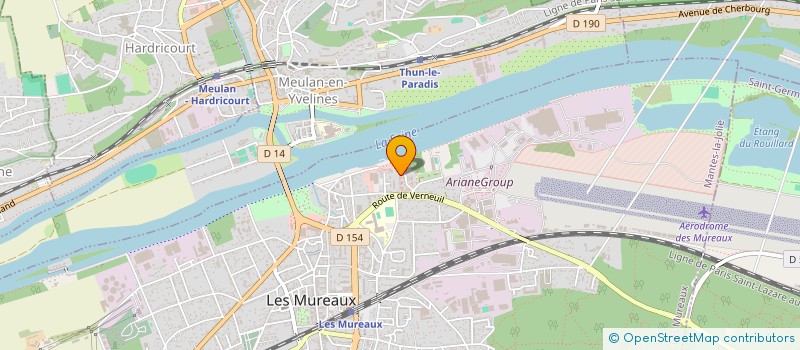 localisation de l'entreprise AD HOC CONSEIL ET FORMATION à LES MUREAUX