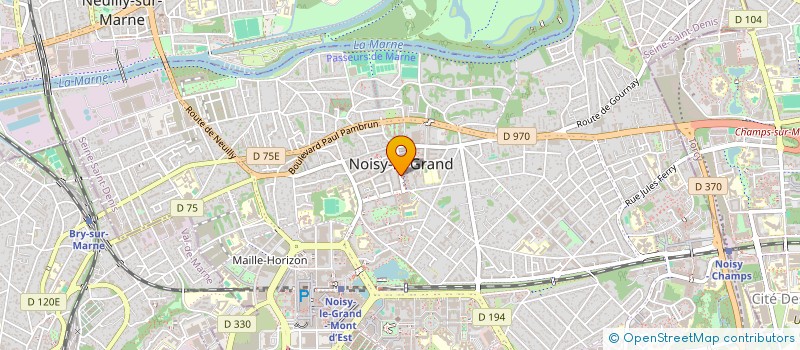 localisation de l'entreprise AD HOC EVOLUTION à NOISY-LE-GRAND