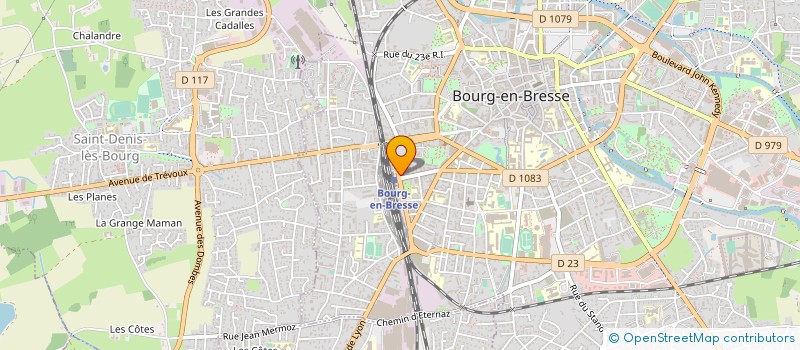 localisation de l'entreprise AD HOC IMMO SARL à BOURG-EN-BRESSE