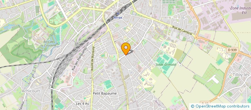 localisation de l'entreprise AD HOC IMPRIM à ARRAS