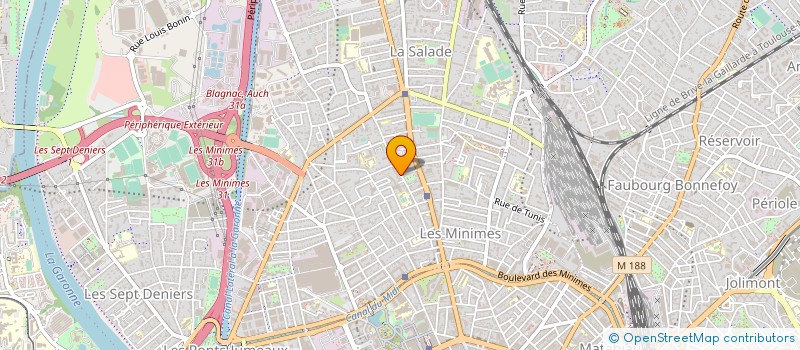 localisation de l'entreprise AD HOC.MOE  VIEUX-BOUCAU-LES-BAINS