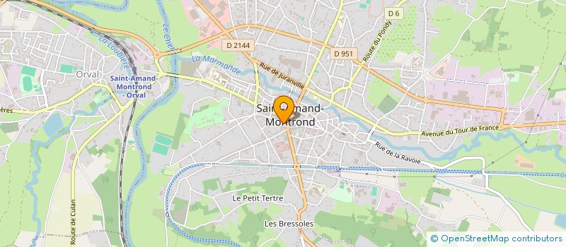 localisation de l'entreprise AD HOC SOLUTIONS  SAINT-AMAND-MONTROND