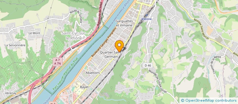localisation de l'entreprise AD HOC SYSTEM à VIENNE