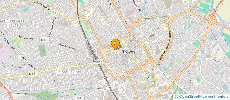 localisation de l'entreprise AD HOLDING à TROYES