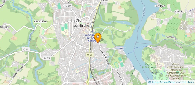 localisation de l'entreprise AD HOLDING à LA CHAPELLE-SUR-ERDRE