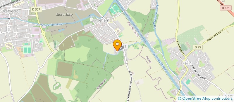 localisation de l'entreprise AD HOLDING  CORBEHEM