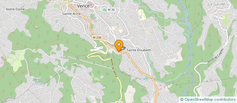 localisation de l'entreprise AD HOLDING  VENCE